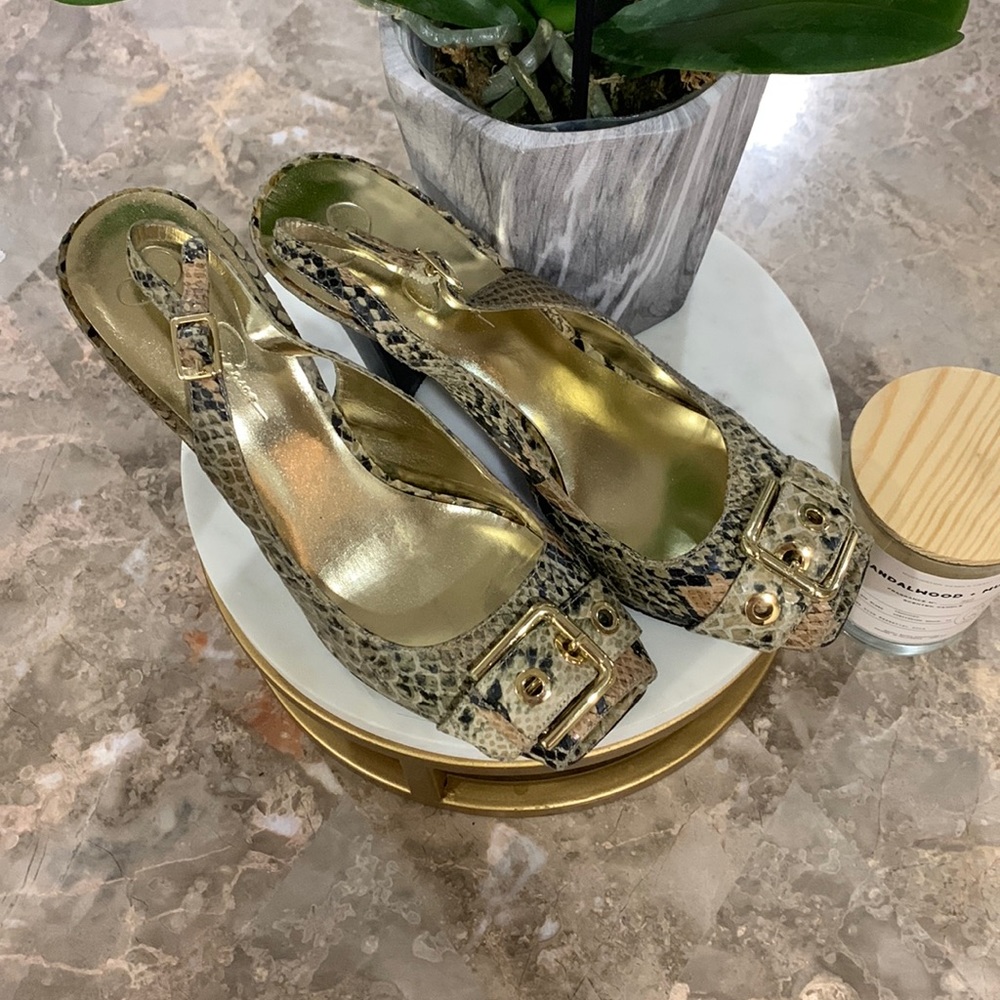 Jessica Simpson Snake Print Heels